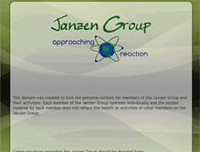 Tablet Screenshot of janzengroup.net